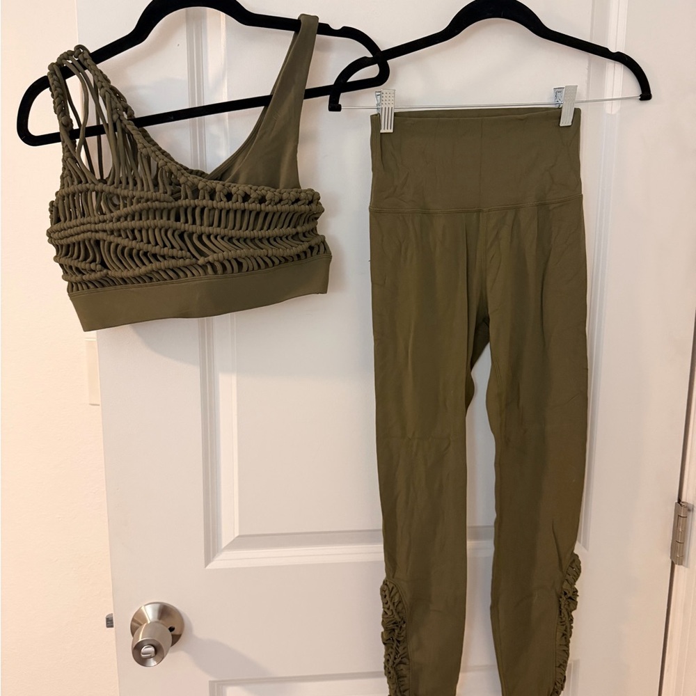 Carbon38 Melt Olive Crochet Set